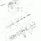 MD50A Корпус редуктора (гребной вал)