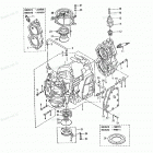 M30A3 Cylinder, Crankcase Assy