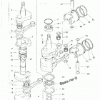 M50C Поршни и коленчатый вал