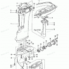 M9.9C Drivershaft Housing, Gear Case
