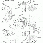 M80A Кронштейн крепления к транцу