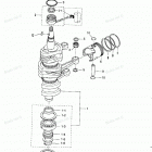 MD90A Поршни и коленчатый вал