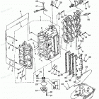 M60B Cylinder, Crank Case Assy
