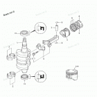 NSF9.8A3 Поршни и коленчатый вал
