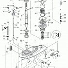 NSD90C2 Gear Case, Drive Shaft