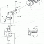 NSF4C Колен. вал и поршень