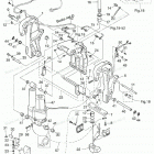 NSD40B2 Bracket 2, Power Trim & Tilt