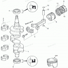 NSF25B Колен. вал и поршень