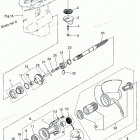 NSD90C2 Gear Case, Propeller Shaft