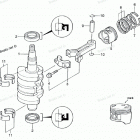 NSF8A3 Колен. вал и поршень