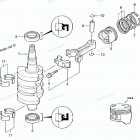 NSF9.8A3 Колен. вал и поршень