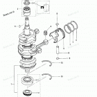 NSD40B Поршни и коленчатый вал