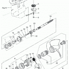 NSD75C2 Gear Case, Propeller Shaft