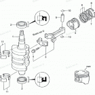 NSF9.8A3 Колен. вал и поршень