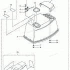 NSD40B2 Top Cowl, Motor Cover Upper