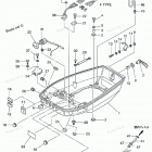 NSD40B2 Bottom Cowl, Motor Cover Lower