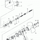 NSD40B2 Gear Case, Propeller Shaft