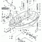 NSD75C2 Bottom Cowl, Motor Cover Lower