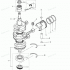 NSD40B Поршни и коленчатый вал