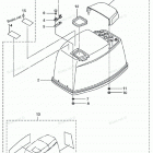 NSD50B2 Top Cowl, Motor Cover Upper