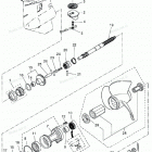 NSD115A2 Gear Case, Propeller Shaft