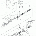 NSD40B2 Gear Case, Propeller Shaft, Mwd50, Big Foot