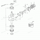 NSF2.5A Поршни и коленчатый вал