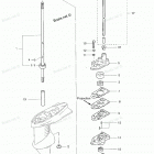 NSF2.5A Корпус редуктора (вертикальный вал)