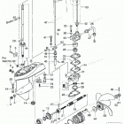 NSF6B Gear Case, Drive Shaft & Gear Case, Propeller Shaf...
