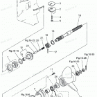 NSD50B2 Gear Case, Propeller Shaft, Mwd50, Big Foot
