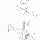 W857027 SCRAMBLER Коленчатый вал и поршни