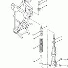 W857027 SCRAMBLER Strut assembly-trail boss