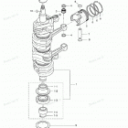 NSD115A Поршни и коленчатый вал