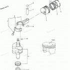 NSF5B Поршни и коленчатый вал