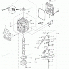 NSF9.8A3 Cylinder Head & Oil Pump