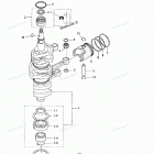 NSD70B Поршни и коленчатый вал