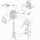 NSF8A3 Cylinder Head & Oil Pump