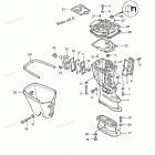 NSF25B Корпус ведущего вала (нога)