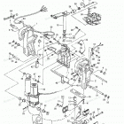 NSD40B Bracket (2) Power Trim & Tilt (new)