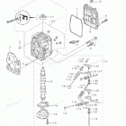 NSF9.8A3 Cylinder Head & Oil Pump