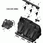 Spyder RTS SM6 Коллектор воздухозаборника и корпус дросселя