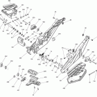 Spyder ST SM5 body and accessories footrest