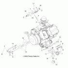 SCRAMBLER 500 4X4 - A10NG50AA Крепление двигателя