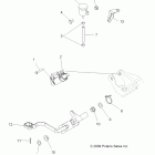 HAWKEYE 2X4 - A11LB27AA Педаль тормоза и задний торм.цилиндр