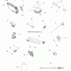 SPORTSMAN XP EPS 850 INTL - A10ZX85FL Electrical, switches, sensors, ecu and control mod...