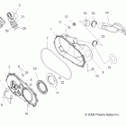 TRAIL BOSS 330 - A10EA32AA Крышка картера сцепления