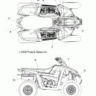 SCRAMBLER 500 4X4 - A10NG50AA Наклейки