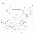 TRAIL BLAZER 330 INTL - A12NA32FA Педаль тормоза и задний торм.цилиндр