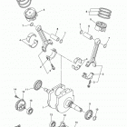 STRYKER XVS13CECBY/XVS13CEGY Коленчатый вал и Поршень