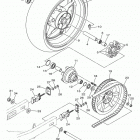 STRYKER XVS13CECBY/XVS13CEGY Заднее колесо